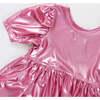 Girls Lame Laurie Dress, Pink - Dresses - 3