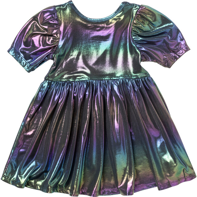 Girls Lame Laurie Dress, Rainbow - Dresses - 4