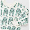 Kids Organic Sweatshirt, Green Tiger - Sweatshirts - 2