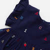 Girls Kit Dress, Alphabet Embroidery - Dresses - 3