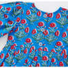 Girls Evelyn Dress, Blue Dandelion - Dresses - 3