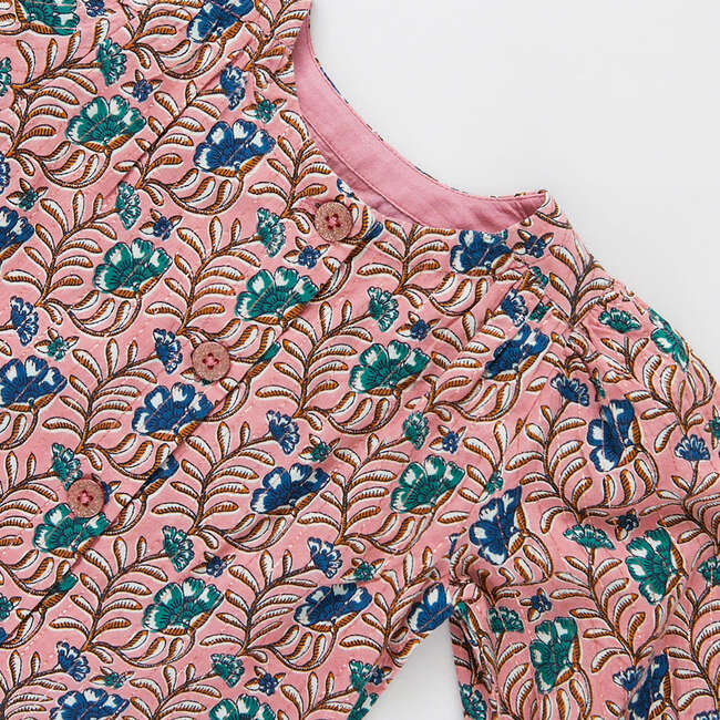 Girls Brooke Top, Mauveglow Vine Floral - Shirts - 2