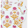 Kids Bamboo PJ Set, Pink Dandelions - Pajamas - 3