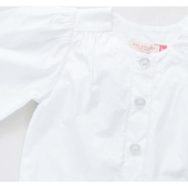 Girls Brooke Top, White - Shirts - 3