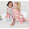 Kids Bamboo PJ Set, Pink Dandelions - Pajamas - 4