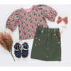 Girls Ellery Skirt, Four Leaf Clover - Skirts - 4