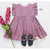 Girls Kit Dress,  Pink and Navy Plaid - Dresses - 5