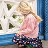 Girls Cable Constance Sweater- Dusty Rose - Cardigans - 4
