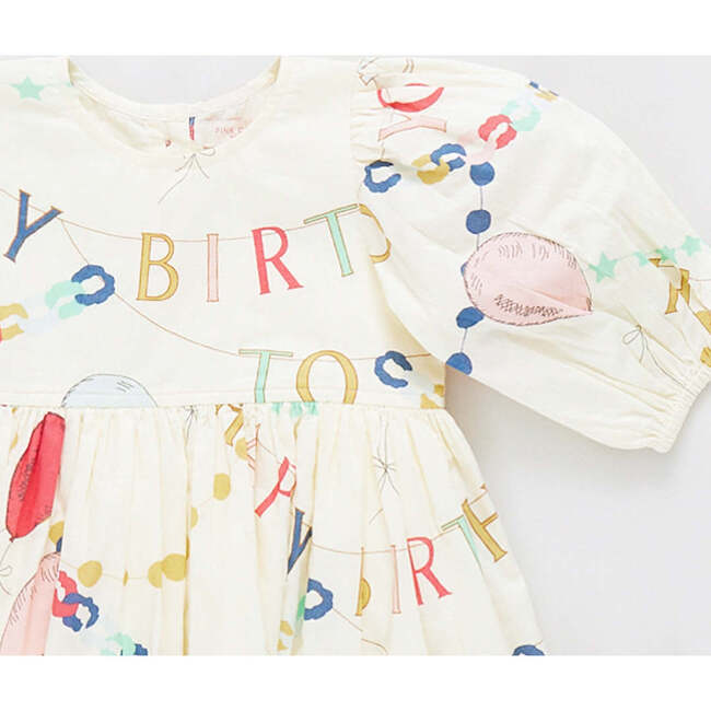 Girls Brooke Dress, Birthday Garland - Dresses - 2