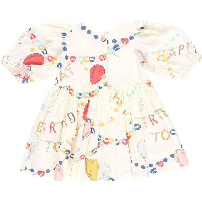 Girls Brooke Dress, Birthday Garland - Dresses - 4