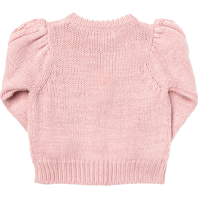 Girls Cable Constance Sweater- Dusty Rose - Cardigans - 7