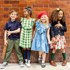 Girls Brayden Ruffle Dress, Juniper Gingham - Dresses - 4