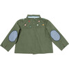 Girls Army Jacket, Four Leaf Clover - Jackets - 6