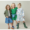 Girls Gianna Skirt, Blue Dandelion - Skirts - 4
