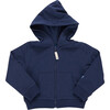 Baby Organic Hoodie, Dress Blues - Sweatshirts - 1 - thumbnail