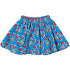 Girls Gianna Skirt, Blue Dandelion - Skirts - 5