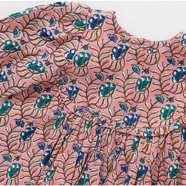 Baby Girls Rowan Dress Set, Mauveglow Vine Floral - Dresses - 2