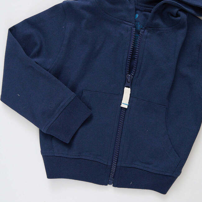 Baby Organic Hoodie, Dress Blues - Sweatshirts - 2