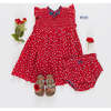 Baby Girls Stevie Dress Set, Tiny Red Roses - Dresses - 5