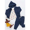 Baby Organic Hoodie, Dress Blues - Sweatshirts - 3