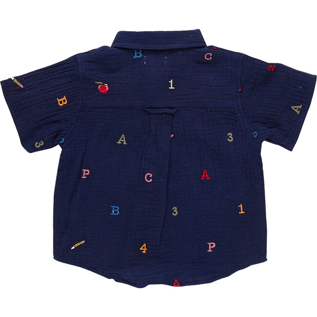 Boys Jack Shirt, Alphabet Embroidery - Shirts - 6