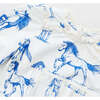 Baby Girls Charlie Bubble, Blue Horses - Onesies - 3
