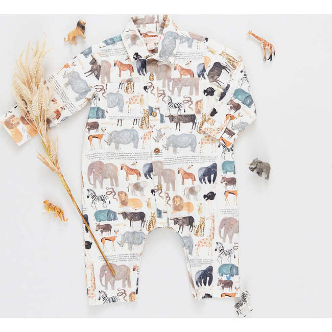 Baby Boys Easton Jumper, Animals of Africa - Rompers - 2