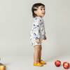 Baby Girls Charlie Bubble, Blue Horses - Onesies - 4