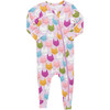 Baby Bamboo Romper, Multi Cats - Pajamas - 1 - thumbnail