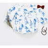 Baby Girls Charlie Bubble, Blue Horses - Onesies - 5
