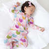 Baby Bamboo Romper, Multi Cats - Pajamas - 2