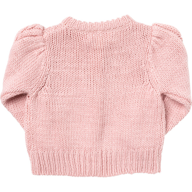 Baby Girls Cable Constance Sweater, Rose - Sweaters - 4
