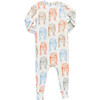 Baby Bamboo Romper, Multi Tiger - Pajamas - 3