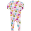 Baby Bamboo Romper, Multi Cats - Pajamas - 4