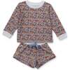 Stella Girls' Sweatshirt Short Set, Falling For Floral - Mixed Apparel Set - 1 - thumbnail