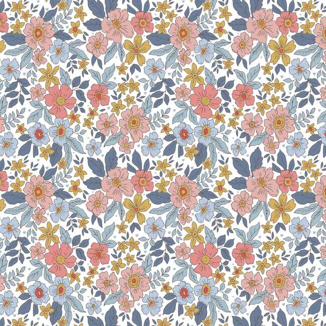 Ruffled Edge Bib, Falling For Floral - Bibs - 2