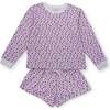 Janann Women's Sweatshirt Short Set, Rock Stars - Loungewear - 1 - thumbnail
