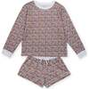 Janann Women's Sweatshirt Short Set, Falling For Floral - Loungewear - 1 - thumbnail