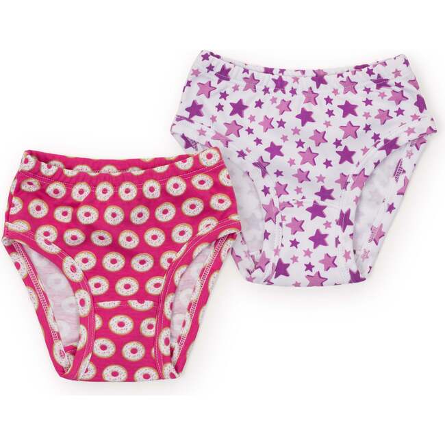 Lauren Girls' Underwear Set, Donuts Pink/Rock Stars