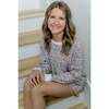 Janann Women's Sweatshirt Short Set, Falling For Floral - Loungewear - 3