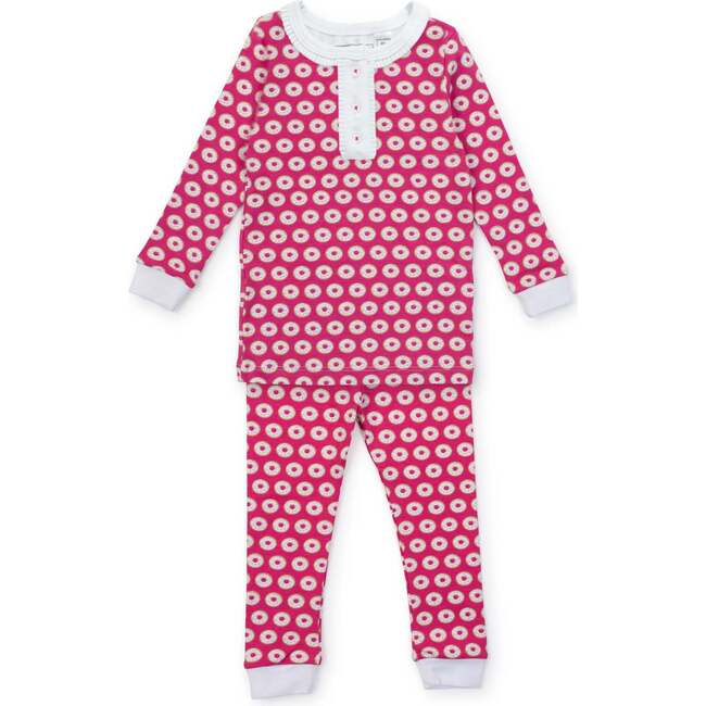 Alden Girls' Pajama Pant Set, Donuts Pink