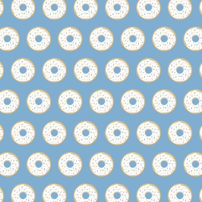 Jack Boys' Pajama Pant Set, Donuts Blue - Pajamas - 2