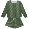 Anna Women's Longsleeve Top Short Set, Deer & Antlers - Loungewear - 1 - thumbnail