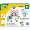 Crayola Doodle Magnetic Tiles 40 Piece Set - Magnetic Tiles - 6