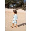 Shark UPF50+ Swimsuit, Blue - Rash Guards - 3