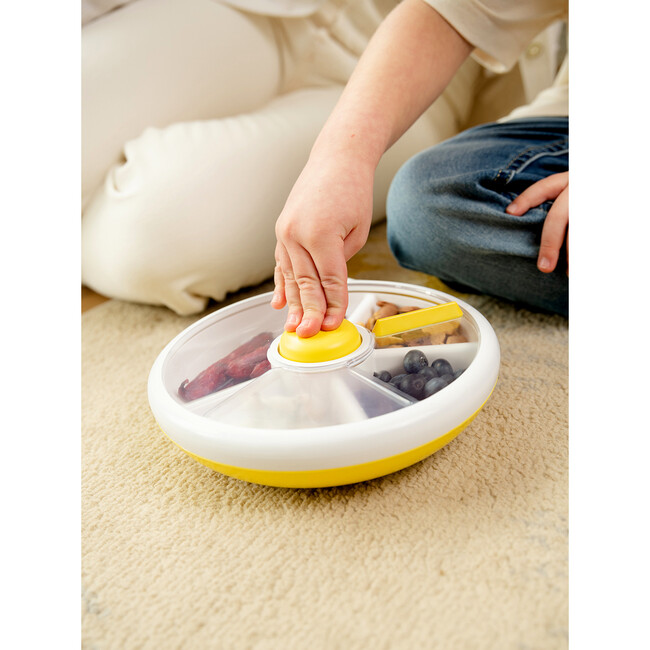Large Snack Spinner, Lemon Yellow - Food Storage - 4