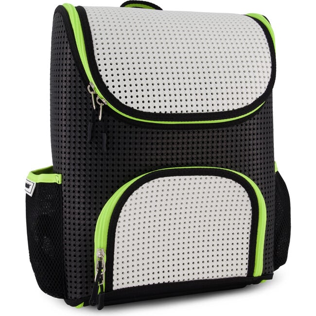 Student Backpack Neon Lime - Backpacks - 5