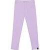 Rib Leggings, Lilac - Leggings - 1 - thumbnail
