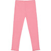 Rib Leggings, Candy Pink - Leggings - 1 - thumbnail