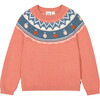 Icelandic Knit Sweater, Terra Cotta - Sweaters - 1 - thumbnail